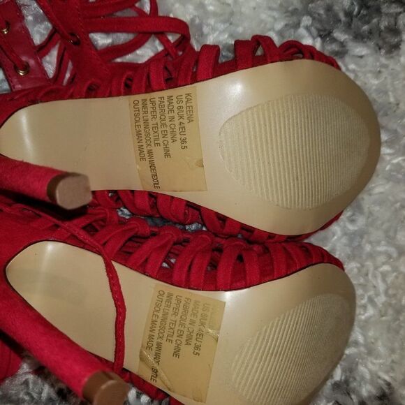 BRAND NEW SHOEDAZZLE ANKLE STRAP OPEN TOE HIGH HEEL STILETTOS SANDAL - Picture 10 of 16